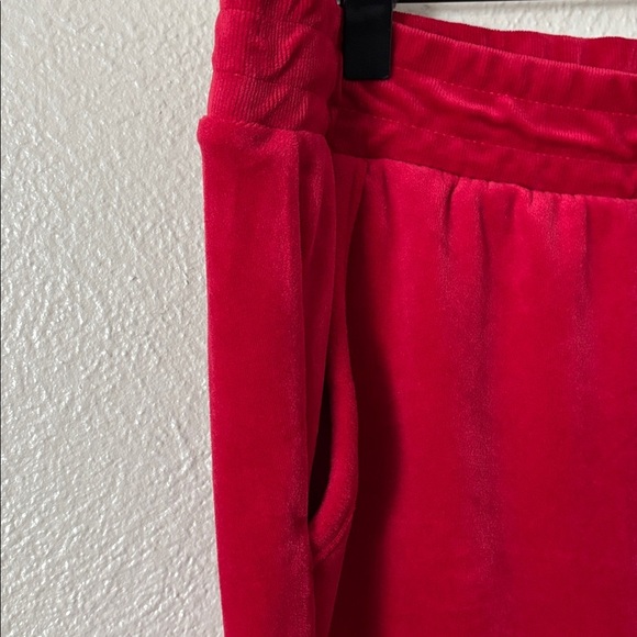 Torrid Women’s Plus Size Velour Super Soft Lounge Sleep Pant, 1/1X, Red - Picture 2 of 7